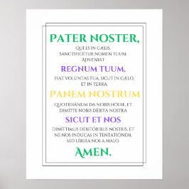Pater Noster Print Poster