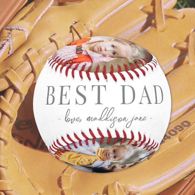Pater Personalisiert Vater Foto Baseball (Father Personalized Dad Photo Baseball)