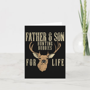 Pater Son Jagd Buddies Matching Jäger Vater Männer Karte
