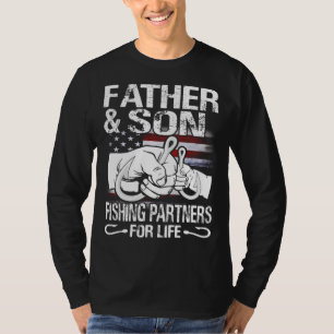 Pater und Sohn Matching Shirts Angelpartner für
