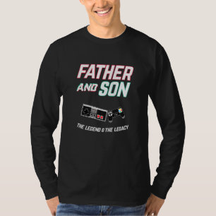 Pater und Son Matching Outfit Gamer Video Gaming F T-Shirt