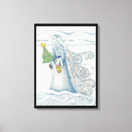 Pater Winter Wrapped Canvas Print Leinwanddruck