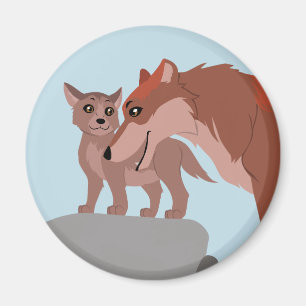 Pater Wolf und Pup Magnet