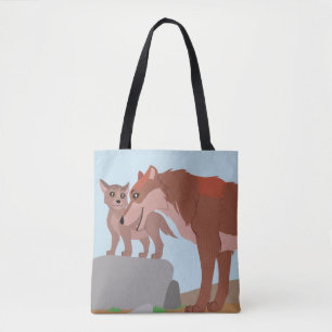 Pater Wolf und Pup Tasche