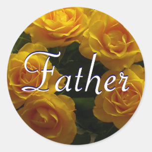 Pater Yellow Roses Sticker