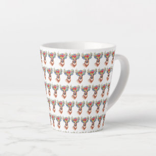 Paterna Blume Rentier Weihnachtsmagie Latte Tasse