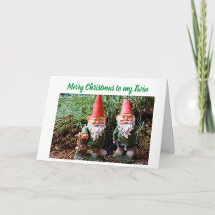 PATERNAL TWINS'S CHRISTMAS WÜNSCHEN SICH EINE ZWEI KARTE