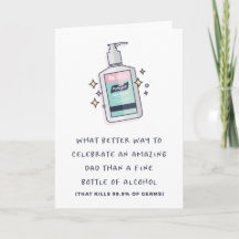 Pater's Day Quarantine Card - Funny Card