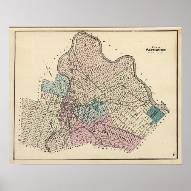 Paterson, New Jersey Poster (Vorne)