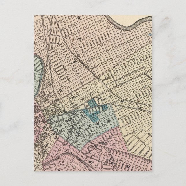 Paterson, New Jersey Postkarte (Vorderseite)