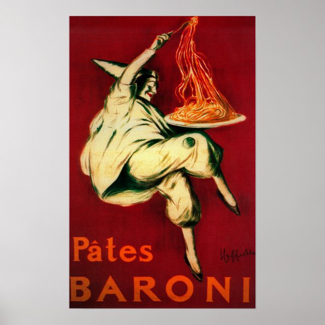 Pates Baroni Poster Vintage Europe (Devant)