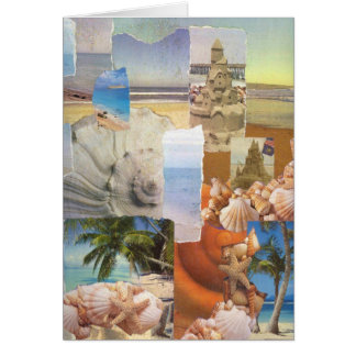 Pâtés de sable par le collage de mer