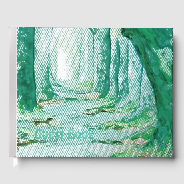 Path in a Forest Gästebuch (Vorderseite)