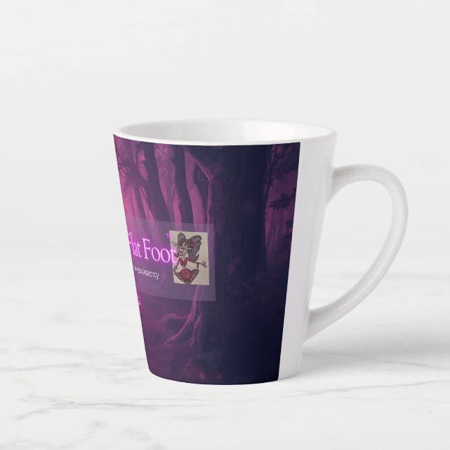 Path of the Flat Foot Small Latte Mug Milchtasse (Rechts)