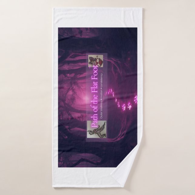 Path of the Flat Foot workout towel (Serviette de bain)
