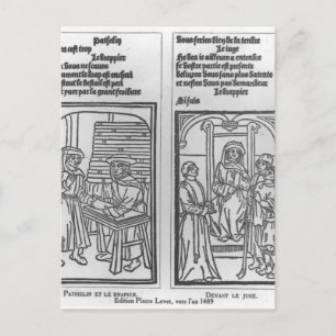 Pathelin und Draper und Pathelin Postkarte