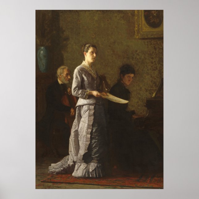 Pathetic Song - Thomas Eakins Fine Art Poster (Vorne)