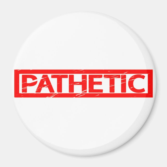 Pathetische Briefmarke Magnet (Vorne)