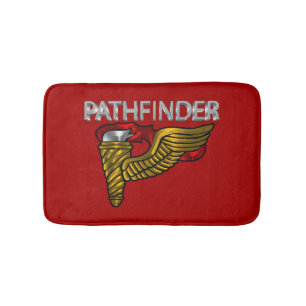 Pathfinder-Abzeichen mit "Pathfinder Text" Badematte