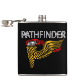 Pathfinder-Abzeichen- "Pathfinder"-Flasche Flachmann