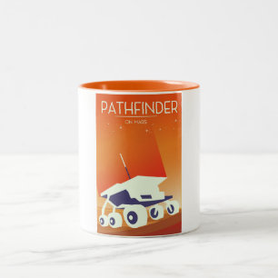 Pathfinder in Mars Art Zweifarbige Tasse