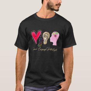 Pathologe SLP Retro Sprachtherapie T-Shirt