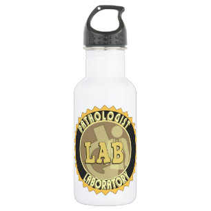 PATHOLOGISTISCHES ABZEICHEN-LOGO MEDIZINISCHES LAB TRINKFLASCHE