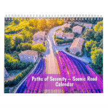 Paths of Serenity – 2026 Scenic Road Calendar