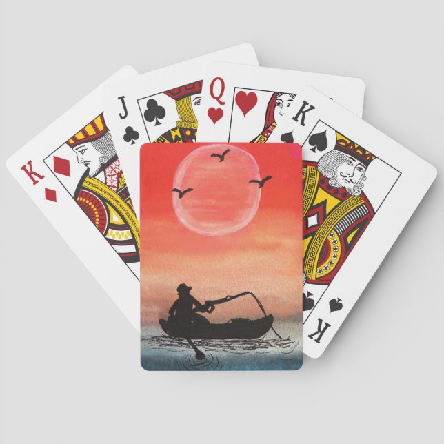 Patience and Solitude Spielkarten (Rückseite)