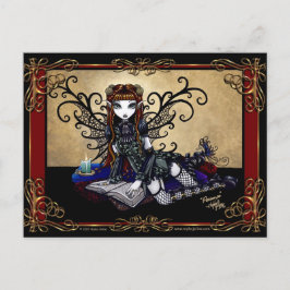 "Patient" Gotische Märchenpostkarte Postkarte