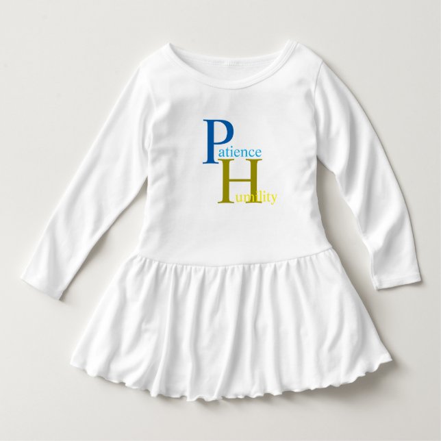 Patient Kleinkind Dress White Baby T-shirt (Vorderseite)