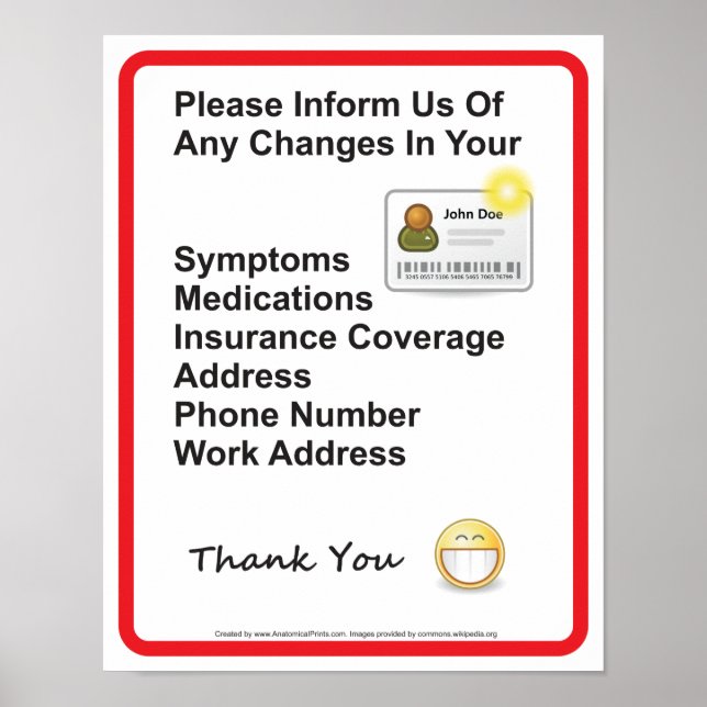 Patienteninformation Poster (Vorne)