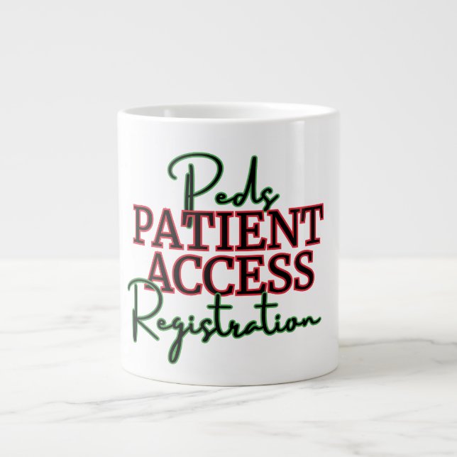 Patientenzugriff Jumbo-Tasse (Vorderseite)