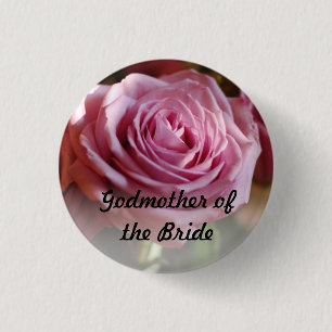 Patin des Braut-Rosen-Knopfes Button