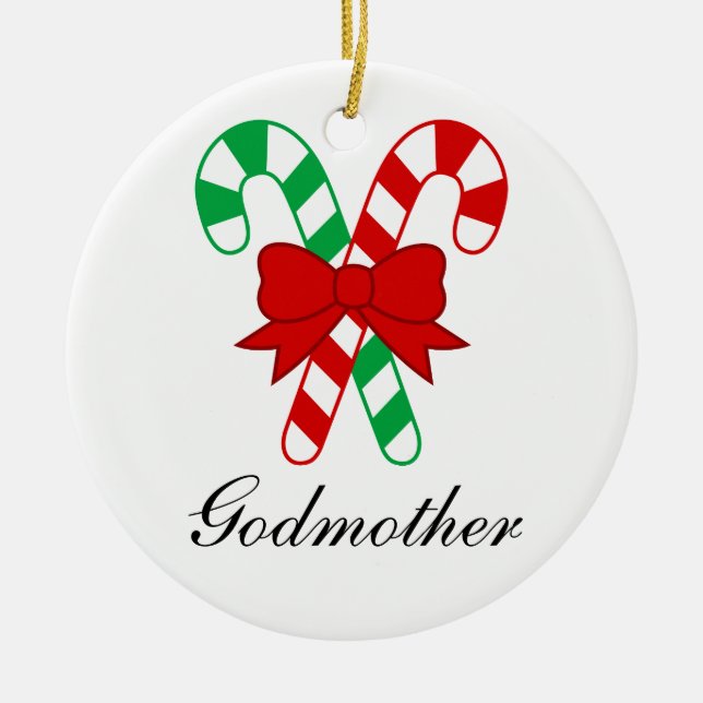 Patin-Weihnachtsverzierung Keramik Ornament (Vorne)
