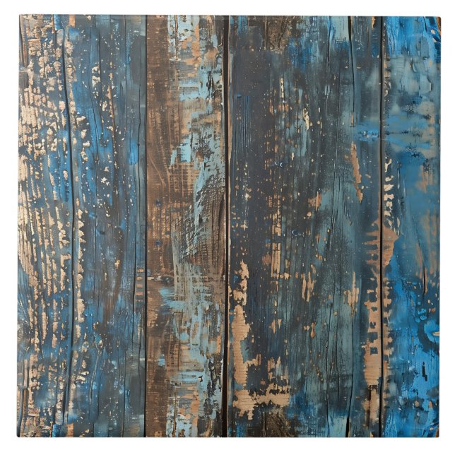 Patina-Holz rustikale abgenutzte Planke  Fliese (Vorderseite)