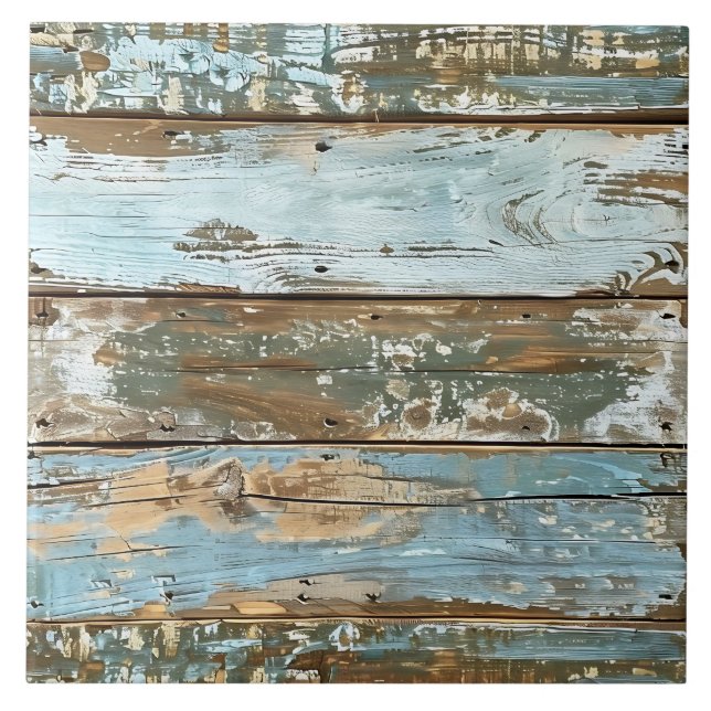 Patina-Holz rustikale abgenutzte Planke  Fliese (Vorderseite)