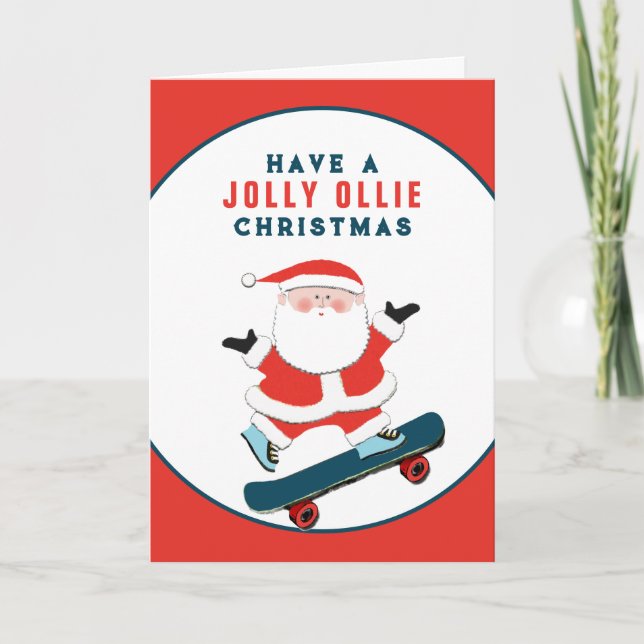 Patinage 2021 Cartes de fin de année de Noël (Devant)