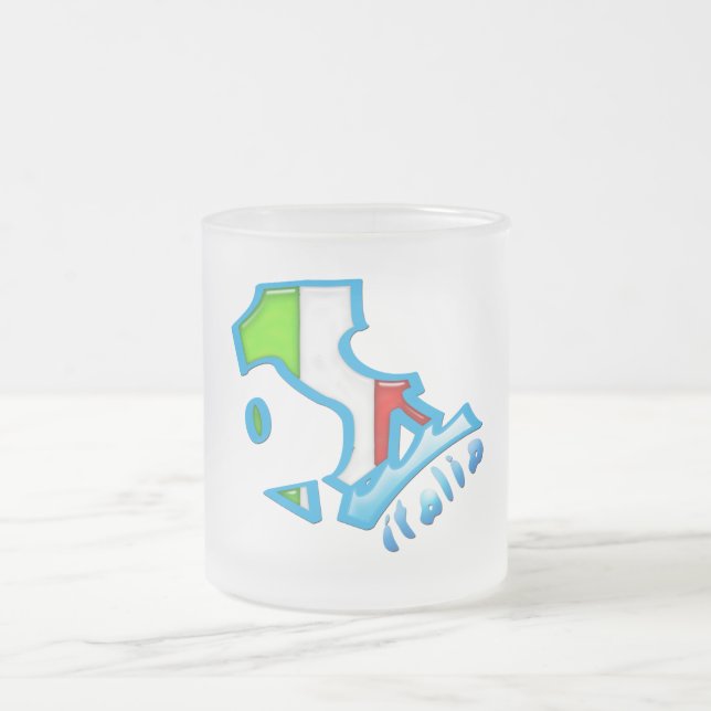 Patinage artistique givré d'Italien de tasse (Centre)