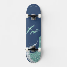 Patinage en mer, Skateboard en mer, Sea, Ocean Dec