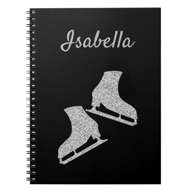 Patinage sur glace carnet figure patinage argent p (Devant)