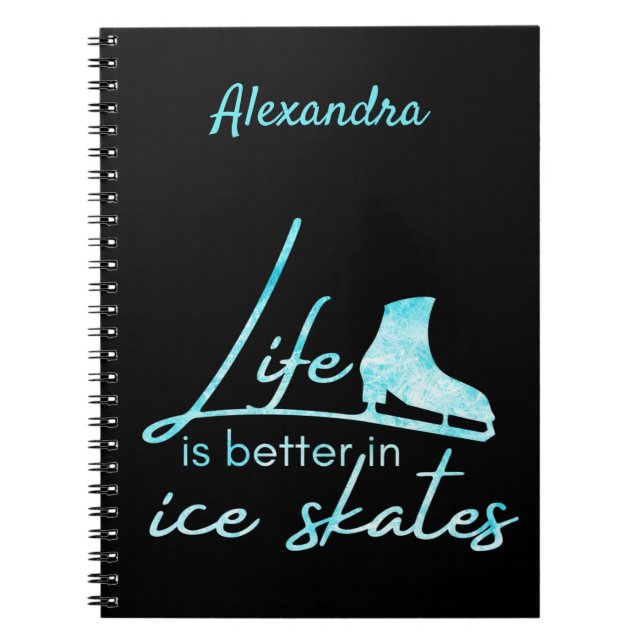 Patinage sur glace carnet vie meilleure patinage b (Devant)
