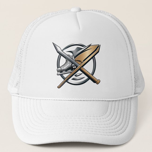 Patinage sur glace Casquette sportif (Devant)