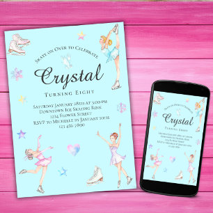 Patinage sur glace Invitation Anniversaire, Partie