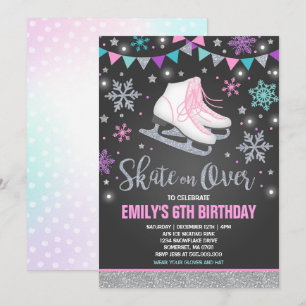 Patinage sur glace Invitation Patinage sur glace S