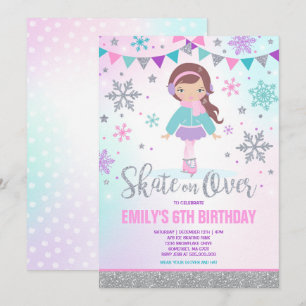 Patinage sur glace Invitation Patinage sur glace S