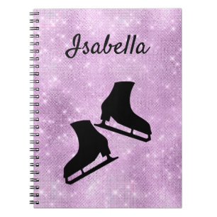 Patinage sur glace patinage carnet figure patins v