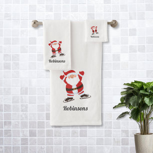 Patinage sur glace Père Noël