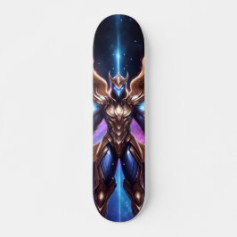 Patineta Alienígena Con Armazón Dorado Skateboard