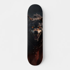Patineta Demoníaco lobo salvaje Skateboard